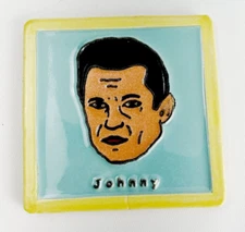 Doug spalding studio Art Pottery Tile Johnny Cash
