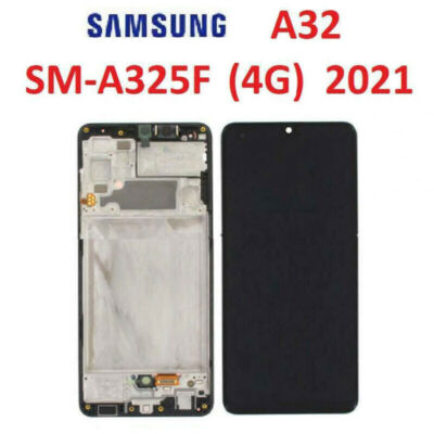 For Samsung Galaxy A32 SM-A325F 4G TFT LCD Display Touch Screen Digitizer Frame