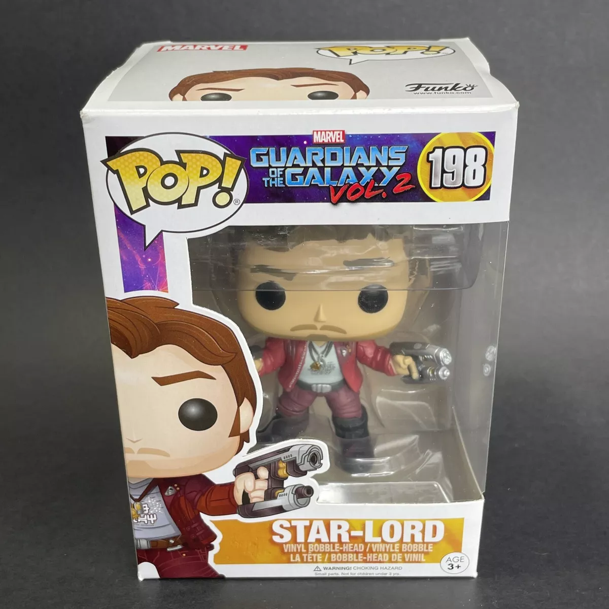 Star-Lord Funko Pop! Box 198 Guardians Of The Galaxy Vol 2 VERY RARE!