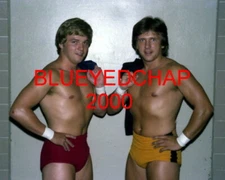 EDDIE GILBERT & RICKY MORTON WRESTLER 8 X 10 WRESTLING PHOTO NWA 