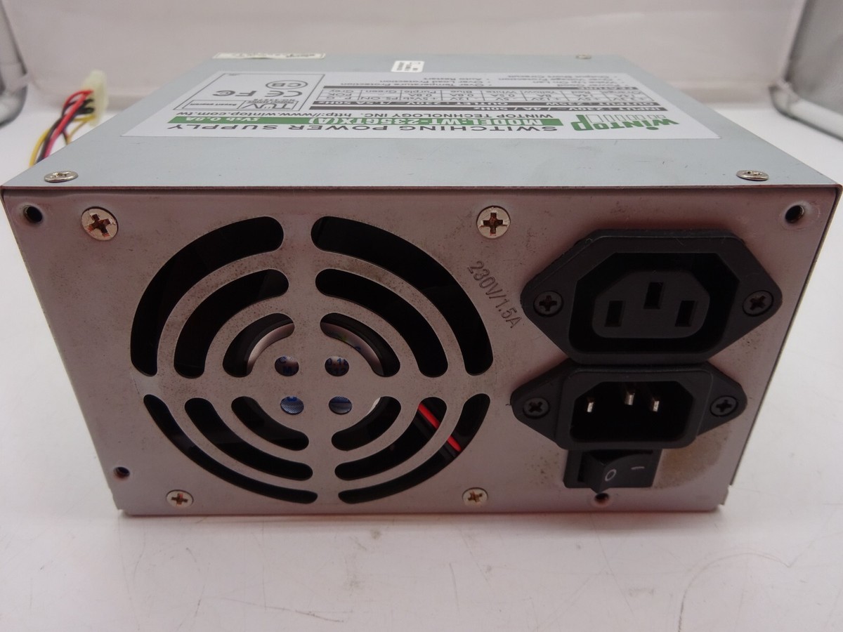 Alimentatore WINTOP 235W ATX – 20 Pin, 4xMOLEX, 2xFDD, Usato Ma Mai Aperto