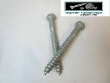 50 Hex Head 1/2 x 3" Lag Bolts Hot Galvanized Wood Screws