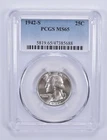 1942-S Washington Quarter MS65 PCGS Blue Label
