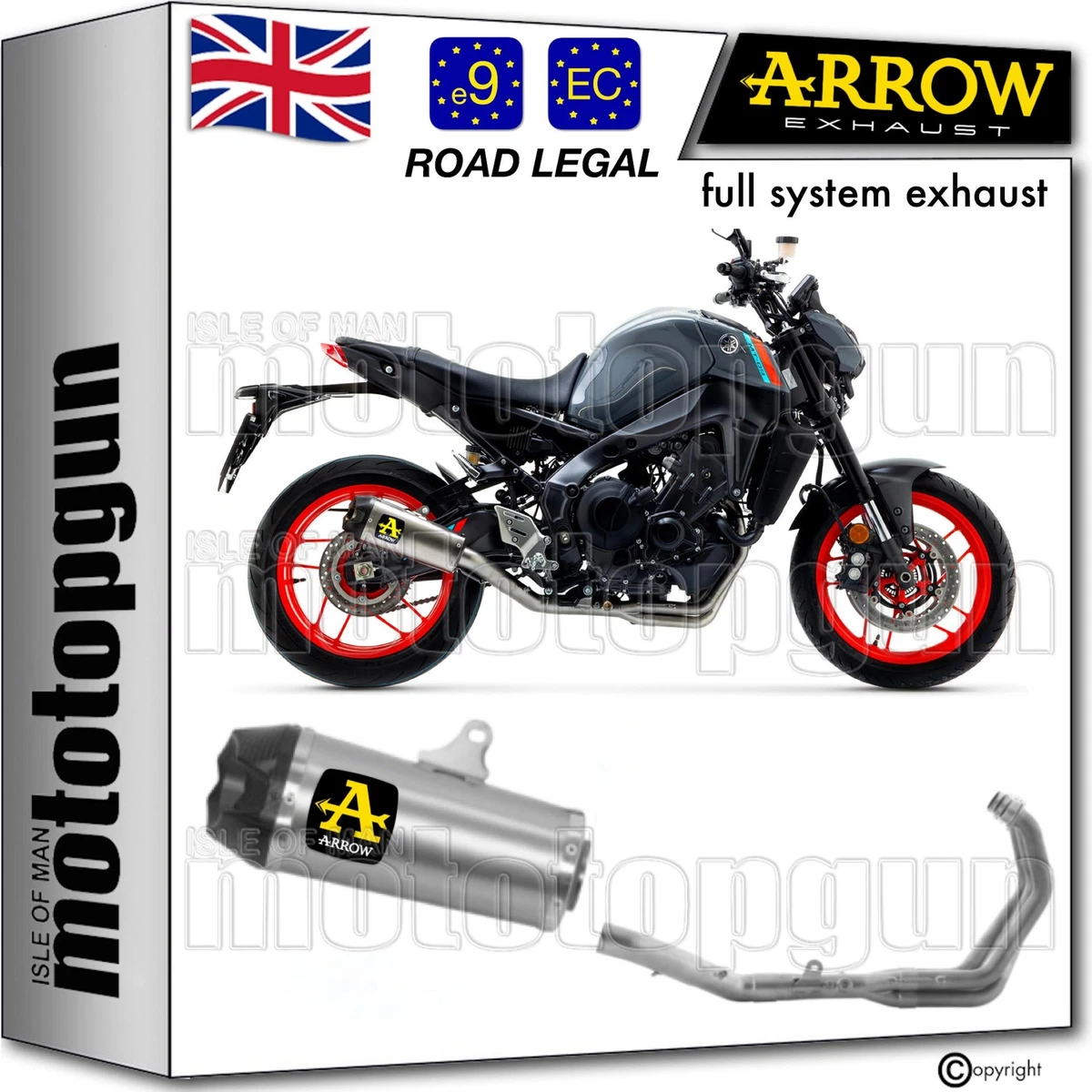 Mt 09 arrow outlet