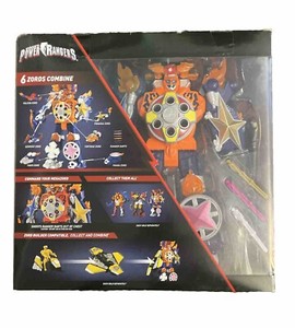 Power Rangers Ninja Steel Megazord Ninninger DX Gekiatsu Daioh Blaze Bandai - Occasion