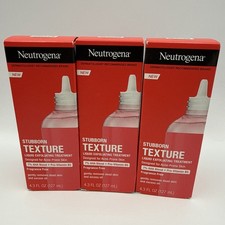 3x-Neutrogena Stubborn Texture Liquid Exfoliating Treatment Acne Prone Skin