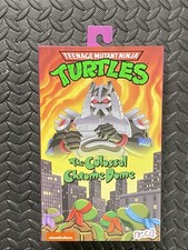 NECA TMNT Ninja Turtles Cartoon The Colossal Chrome Dome Action Figure NEW