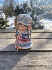 Vintage 1976 Fred Roberts Co. Betsy Ross Rocking Music Box 