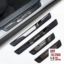 Door Sill Protectors, Door sill Scratch Protection for Car Trim Limited, Black