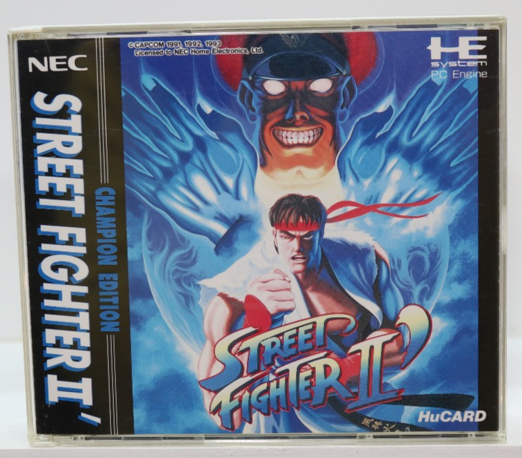 NEC PC Engine Hucard Street Fighter II Champion Edition Japanese
