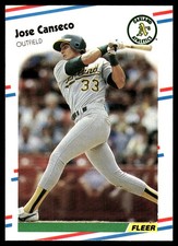 Jose Canseco 1988 Fleer #276 Athletics MLB READ FREE SHIPPING AutographDen
