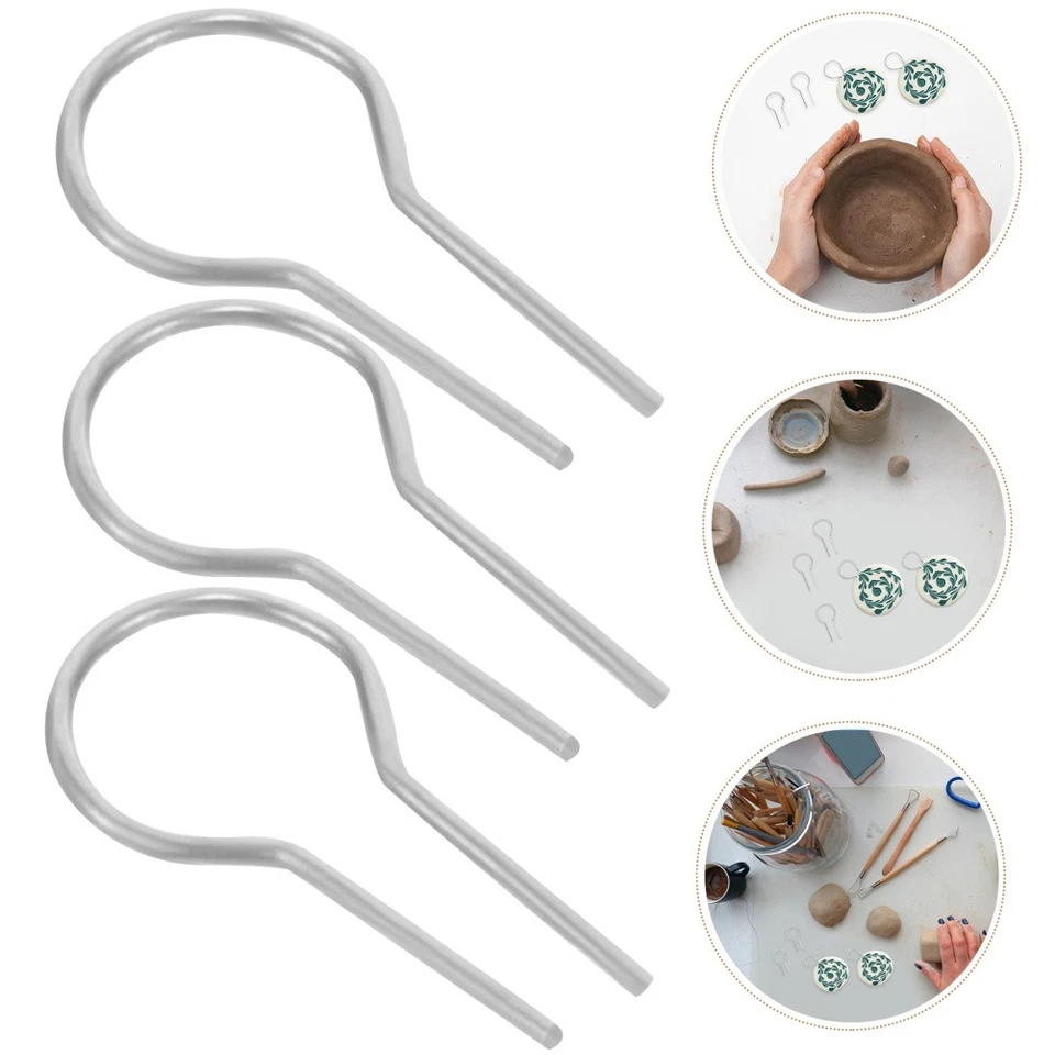 Aiguille de combustion suspendue pour bijoux en céramique, 100 pièces, broche - Photo 2/4