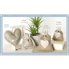 SACCHETTI CONFETTI JUTA PORTACONFETTI MATRIMONIO OFFERTE CRESIMA