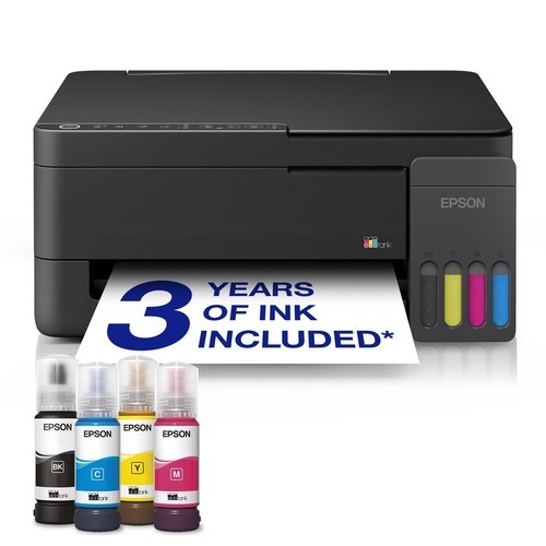 Epson Nero/Ciano/Magenta Stampante Inkjet Wi-Fi Ecotank Et-2910 Multifunzione A4 - Immagine 5