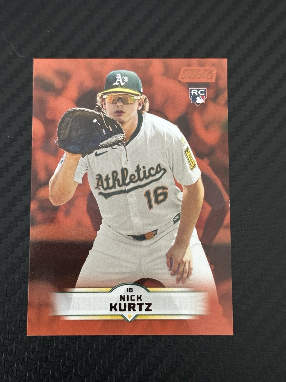 Topps 2025 Stadium Club Nick Kurtz Bronze Foil Rookie #9 Athletics