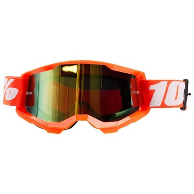 100% Crossbrille Strata Gen. 2 Orange - Verspiegelt Anti-Fog