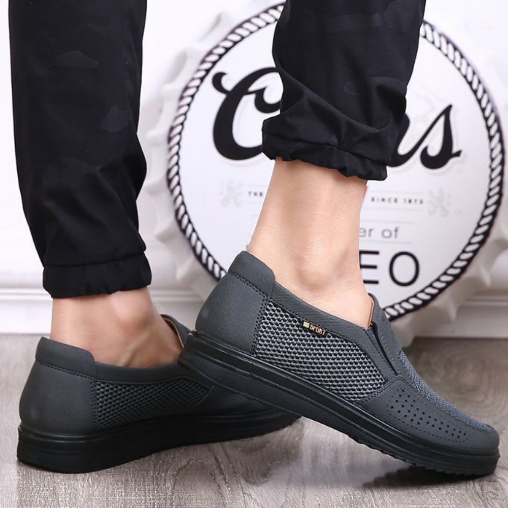 Scarpe da uomo slip on traspiranti casual foto 3