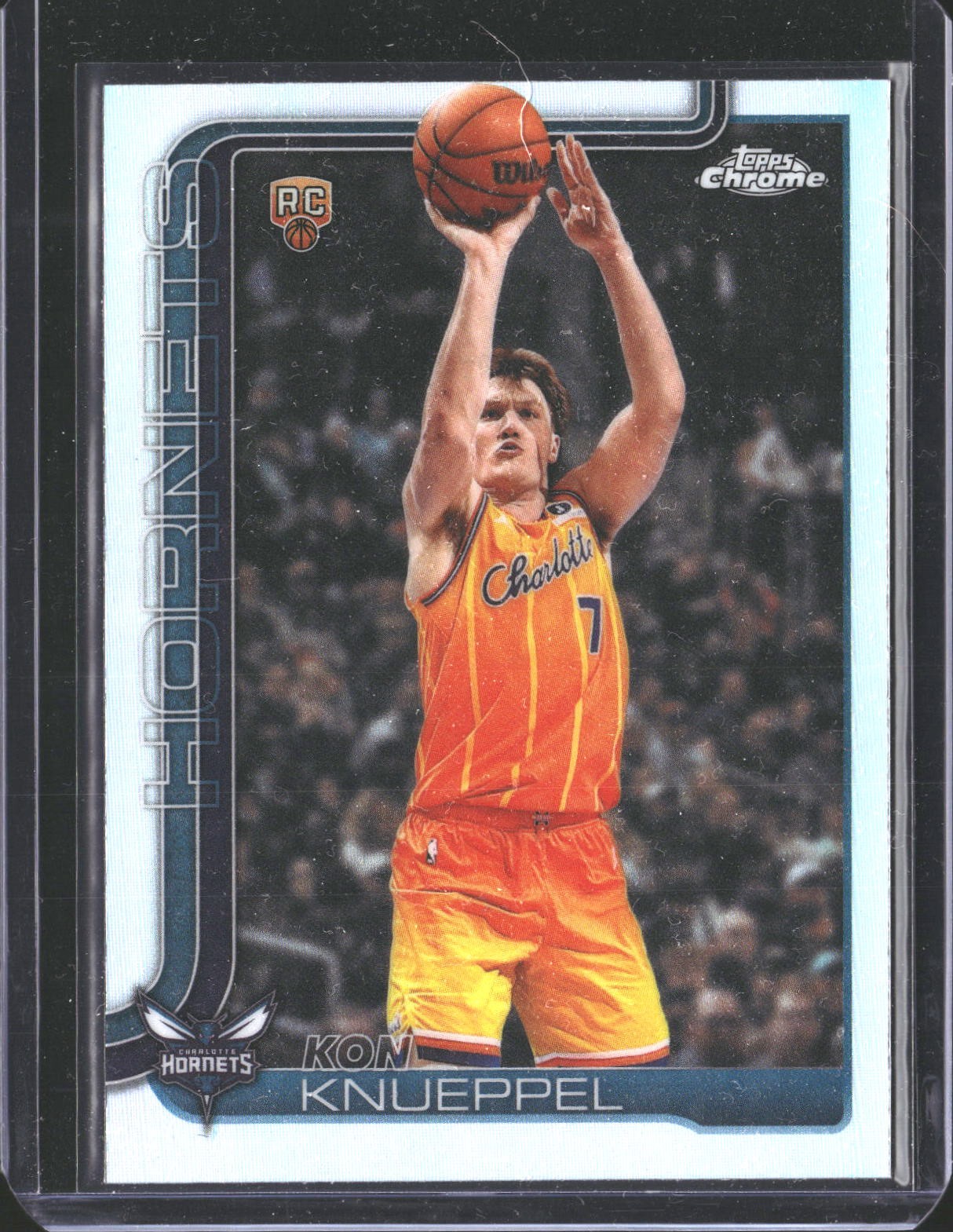 2025-26 Topps Chrome Update #154 Kon Knueppel Refractor