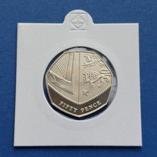 2010 Royal Shield Of Arms - 50p Proof Coin Fifty Pence (BUNC Uncirculated BU)