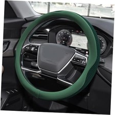 Car Steering Wheel Cover, Steering Wheel Accessories, Universal 15 Inch Green