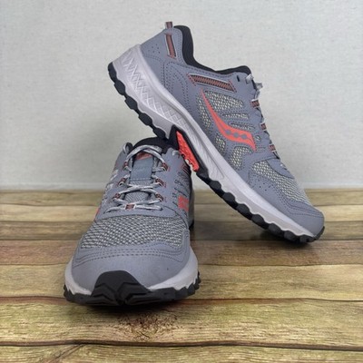 Saucony Excursion TR13 Women s Trail Running Shoes Gray/Coral NWOT Size 10.5