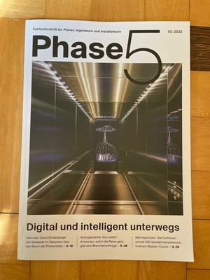 PHASE 5, Fachzeitschrift für Planer, Ingenieure und Installateure, ungelesen