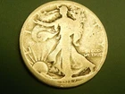 1917S Reverse " S " Silver Walking Liberty Half Dollar Low Mintage FREE SHIPPING