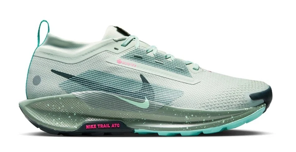 Nike Pegasus Trail 5 GORE-TEX Light Silver Clay Green for  display picture 3