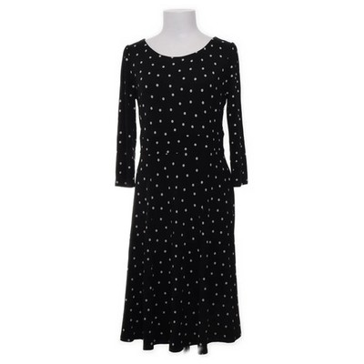 Laura Ashley, Kleid, Größe: 38, Schwarz/Weiß #tK5