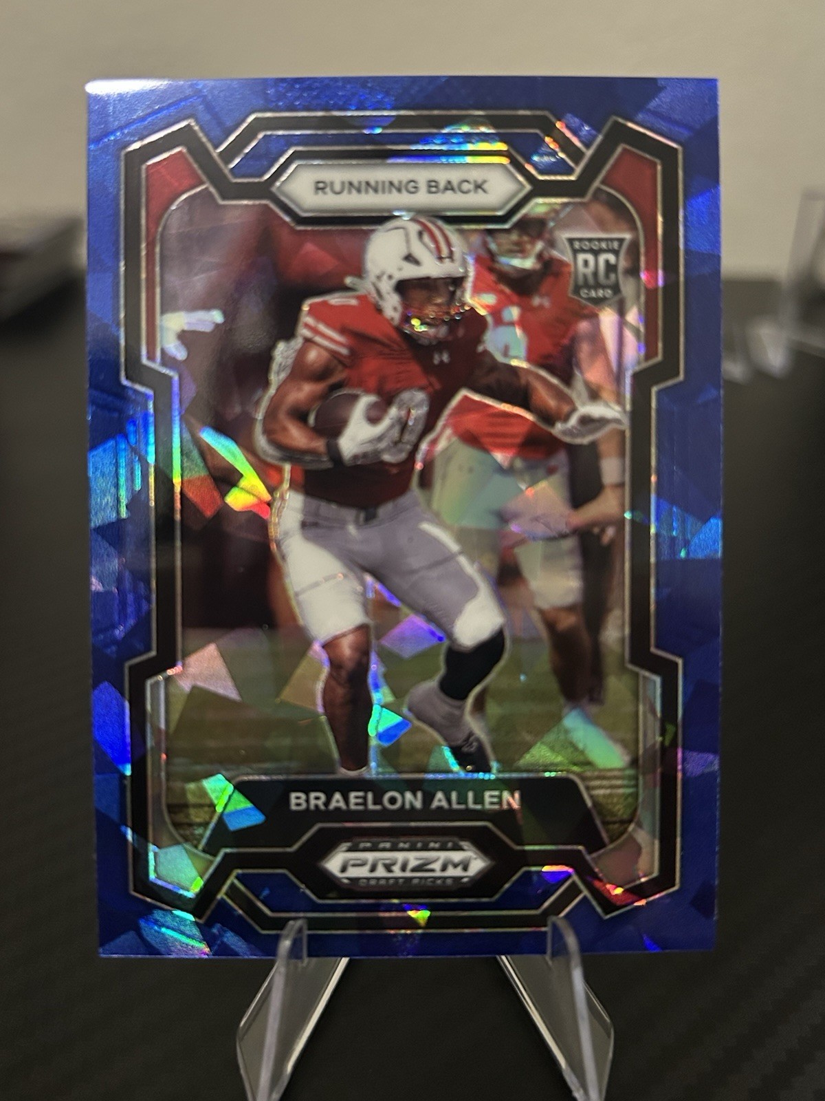 2024 Panini Prizm Draft Picks Blue Ice Prizm /99 Braelon Allen #129 Rookie RC