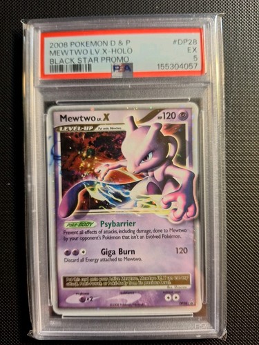 Mewtwo LV.X graded PSA 5 for sale on eBay