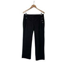 Vintage Y2K Theory Low Rise Grey Wool Stretch Trouser Pants 8