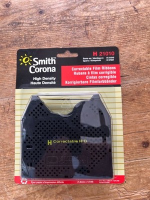 Smith Corona H21000 Original korrigierbare schwarze Bänder, 2er Pack | Neu & Versiegelt