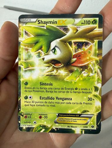 The Pokémon Company Shaymin EX 5/99 Next Destinies Holo Ultra Rare ENG 110HP