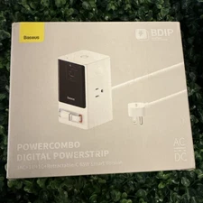 Baseus 65W GaN5 Pro Power Combo Digital 2500W 3AC Fast Charging Strip Station