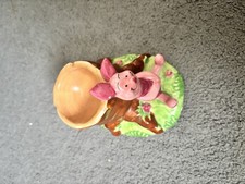 Vintage Disney Winnie The Pooh Egg Cup Collectible Piglet Ceramic Free Postage