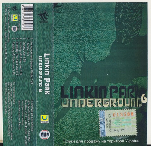 Linkin Park Underground 6 EP 2006 Ukraine Cassette NM rarity - Picture 2 of 4