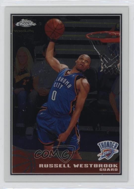 2009-10 Topps Chrome 654/999 Russell Westbrook #67 e1e