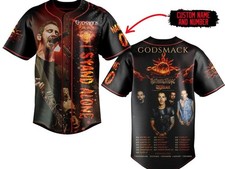 Godsmack I Stand Alone Tour 2024 Personalized Baseball Jersey BL356