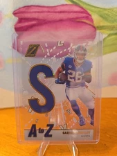 2023 Panini Zenith A to Z Saquon Barkley (S) Case Hit SSP #19 