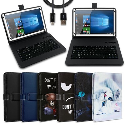 Tastatur Tasche für Teclast M50 / Pro M40 Plus Hülle Bluetooth 10.1 Schutzhülle
