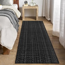 Boho Washable Runner Rug, 2' x 4.3' Washable Bathroom Runner Rug, Hand Woven ...