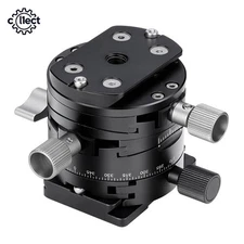 New Leofoto G2 GEAR HEAD 3 In 1 Panoramic Geared Ball head Tripod Head BlackPa1B