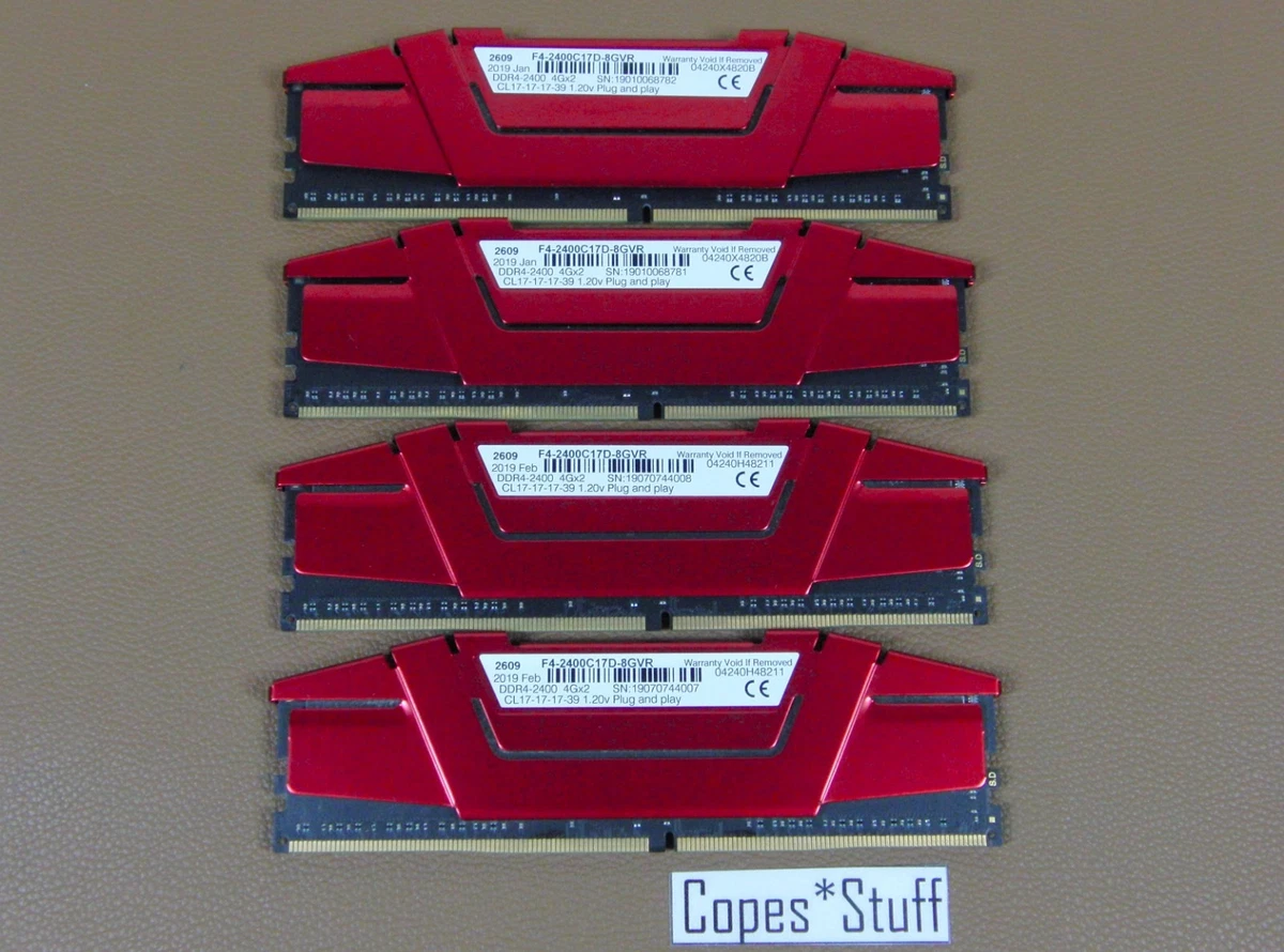 G. SKILL PC4-19200 (DDR4-2400) Bus Speed Computer RAM 16 GB Total