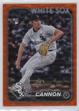 2024 Topps Update Orange Crackle Foilboard 198/299 Jonathan Cannon #US347 05k6