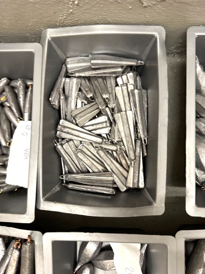 Heringsblei Brandungsblei Angelblei mit Öse 50g Hering Zander Aal NEU unbenutzt - Bild 3 von 4