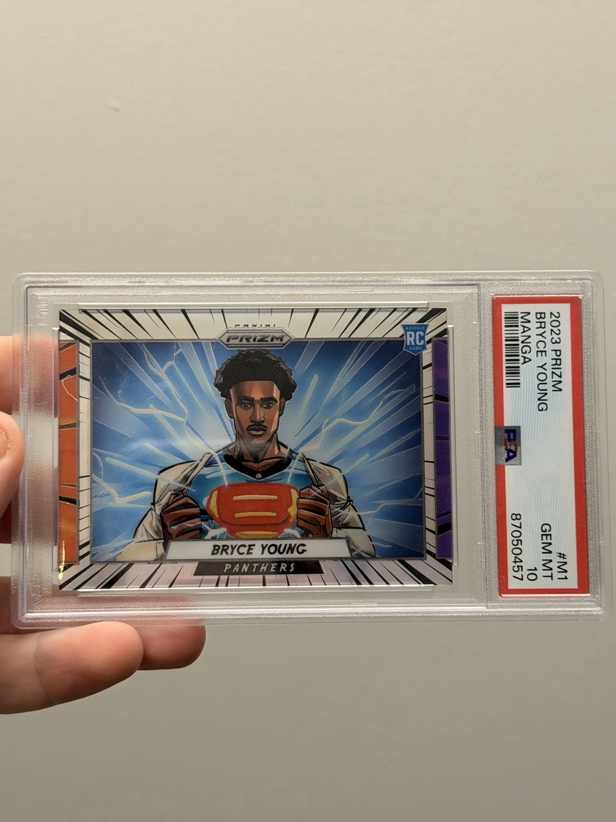 Bryce Young Panini Prizm Manga #M1 Base