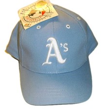Oakland Athletics A's Youth Kids Light Blue Adjustable Strapback hat cap New Tag