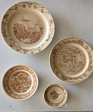 Wallace China Westward Ho Tepco Western Traveler Plate El Rancho Lot