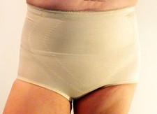 FLEXEES VINTAGE BEIGE SLIM SHAPE EXTRA FIRM EMBROIDERED BRIEF M EVC